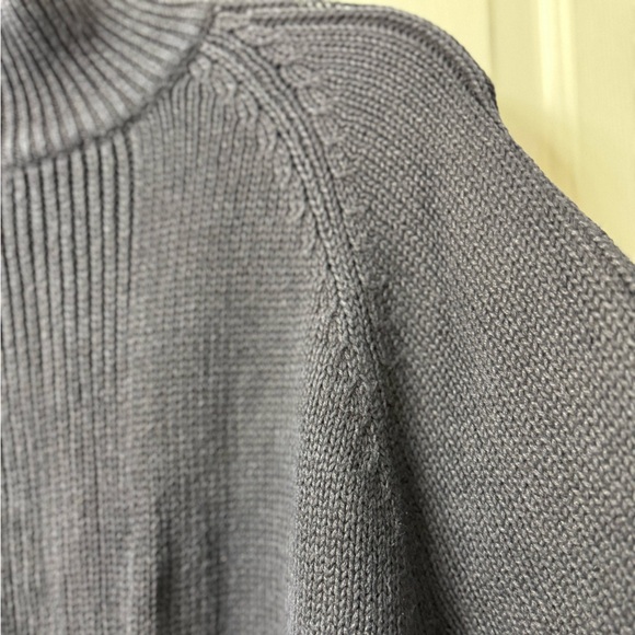 Fashion Simple Mock Turtle Neck Sweater, M, Black, Pullover, Raglan Sleeves NWOT - Picture 12 of 14